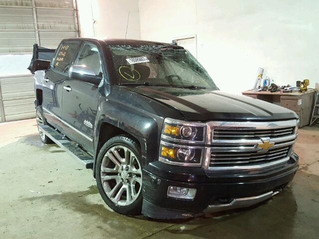 3GCUKTECXEG272350 - 2014 CHEVROLET SILVERADO BLACK photo 1