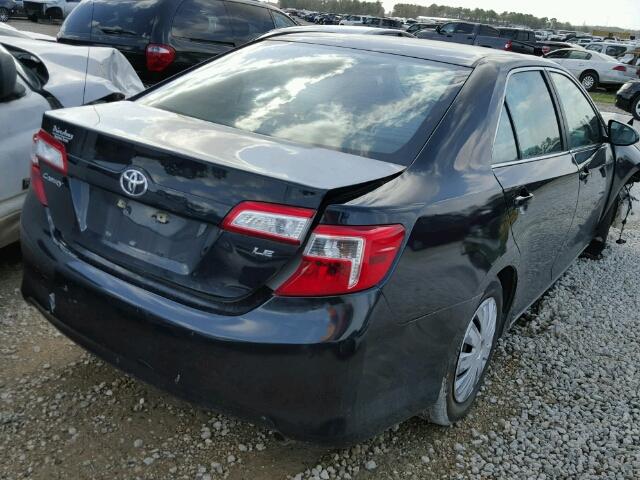 4T1BF1FK8CU076368 - 2012 TOYOTA CAMRY BASE BLACK photo 4