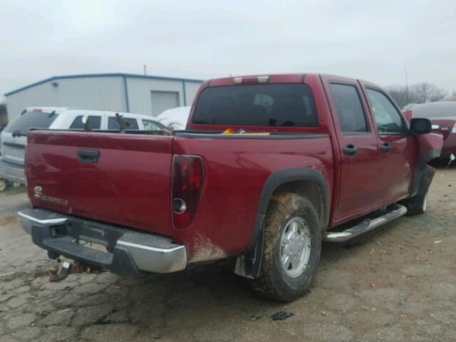 1GCDT136758115752 - 2005 CHEVROLET COLORADO RED photo 4