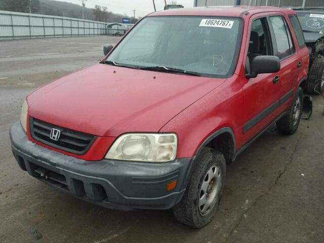 JHLRD2847YS007111 - 2000 HONDA CR-V LX RED photo 2