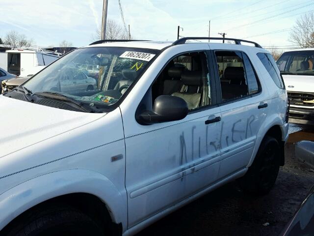 4JGAB72EXXA074302 - 1999 MERCEDES-BENZ ML 430 白色 照片 9