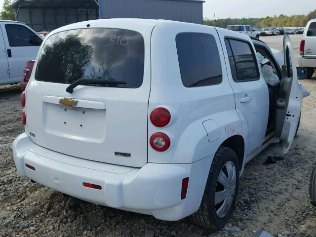 3GNBAADB2AS628506 - 2010 CHEVROLET HHR LS თეთრი ფოტო 4