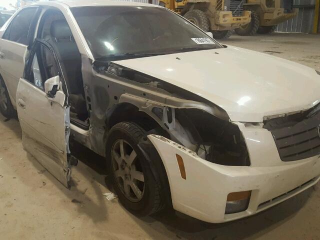 1G6DP567950221329 - 2005 CADILLAC CTS HI FEA WHITE photo 9