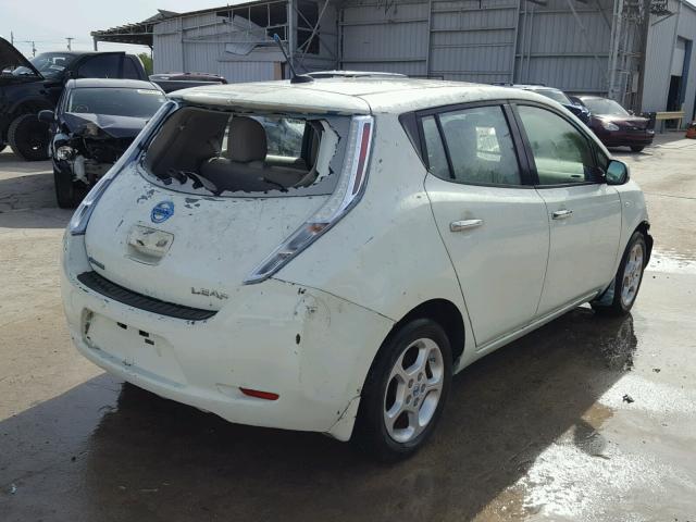 JN1AZ0CP3BT003336 - 2011 NISSAN LEAF SV TWO TONE photo 4