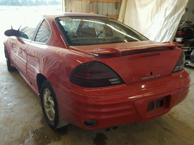 1G2NF12E62C143284 - 2002 PONTIAC GRAND AM S RED photo 3