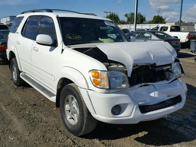 5TDBT48A22S097741 - 2002 TOYOTA SEQUOIA LI WHITE photo 1