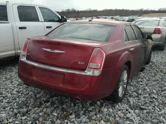 2C3CCAHG4CH184245 - 2012 CHRYSLER 300 LIMITE RED photo 4