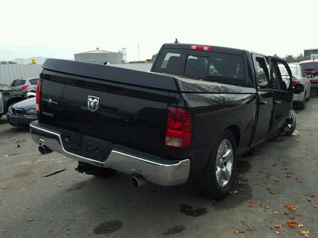 1C6RR6GTXES180199 - 2014 RAM 1500 SLT BLACK photo 4