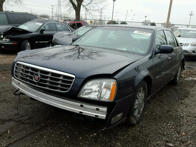 1G6KD54Y74U181559 - 2004 CADILLAC DEVILLE BLACK photo 2