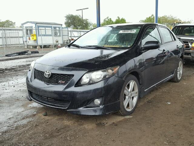 1NXBE4EE6AZ196893 - 2010 TOYOTA COROLLA XR 黑色 照片 2