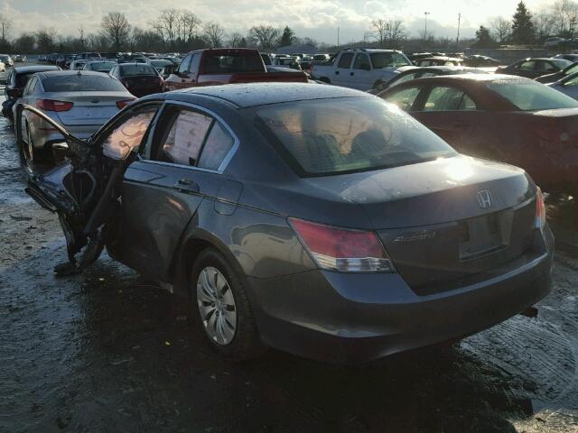 1HGCP2F32AA191147 - 2010 HONDA ACCORD LX GRAY photo 3