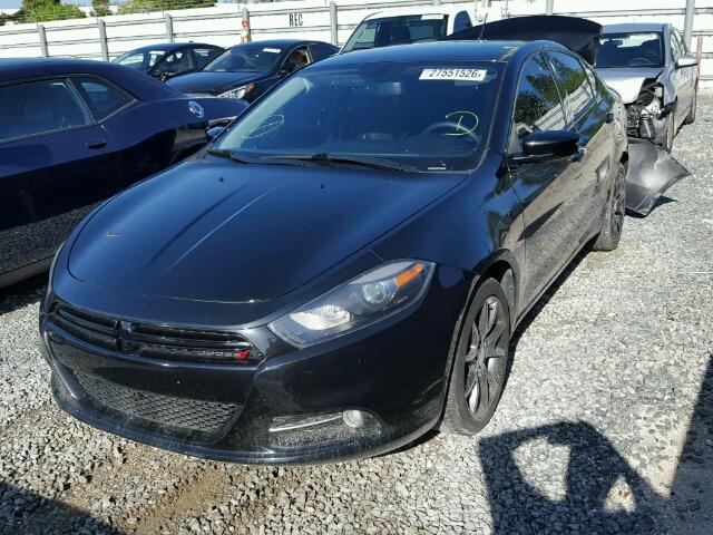 1C3CDFBA6DD332411 - 2013 DODGE DART SXT BLACK photo 2