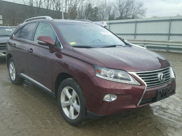 2T2BK1BA0DC185799 - 2013 LEXUS RX 350 MAROON photo 1