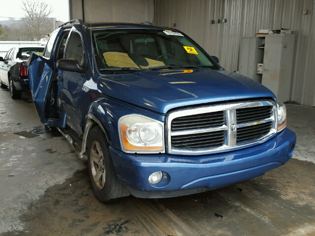 1D4HB48N04F226985 - 2004 DODGE DURANGO SL BLUE photo 1