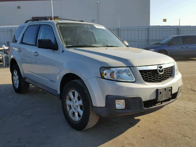 4F2CZ06168KM11504 - 2008 MAZDA TRIBUTE S WHITE photo 1