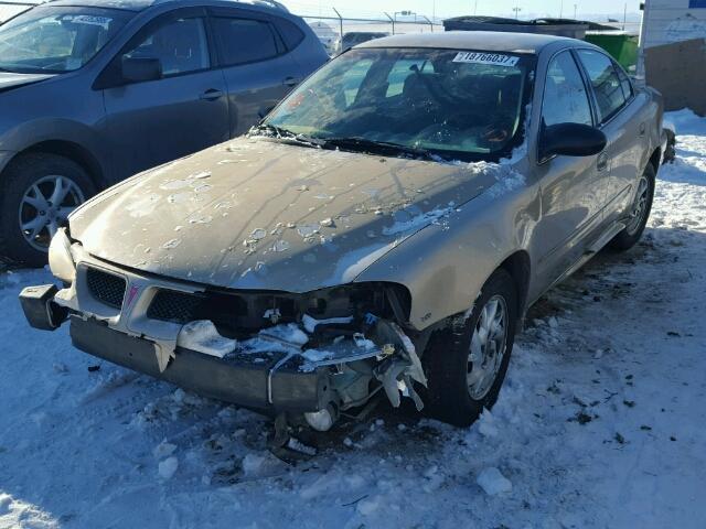 1G2NF52E64M551658 - 2004 PONTIAC GRAND AM S GOLD photo 2