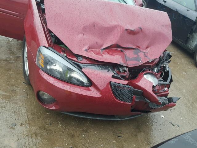 2G2WP522551194316 - 2005 PONTIAC GRAND PRIX MAROON photo 7