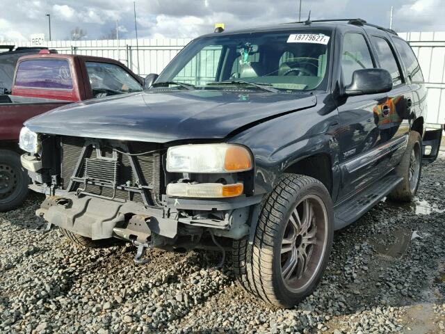 1GKEK13TX4J264584 - 2004 GMC YUKON GRAY photo 2