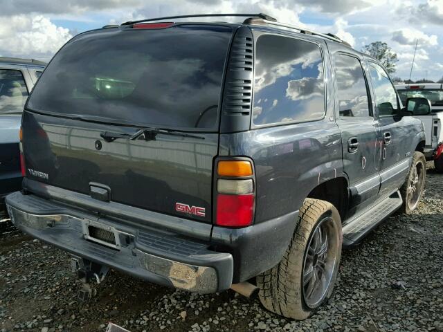 1GKEK13TX4J264584 - 2004 GMC YUKON GRAY photo 4