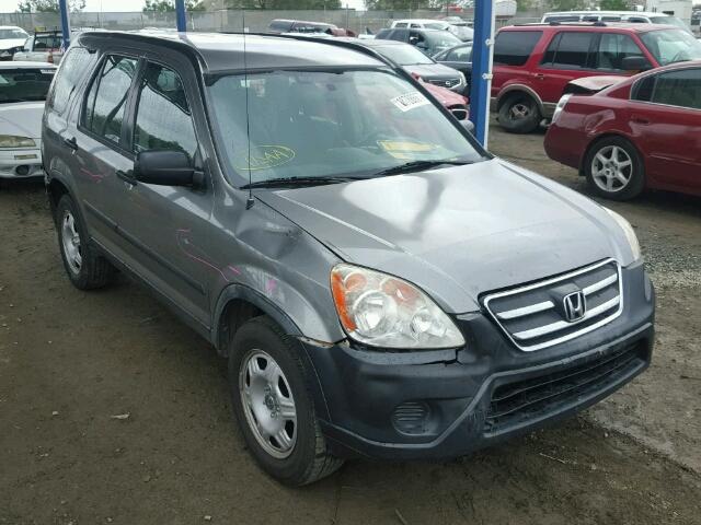 JHLRD78555C029782 - 2005 HONDA CR-V GRAY photo 1