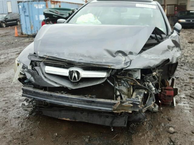 19UUA66234A048765 - 2004 ACURA TL GRAY photo 9