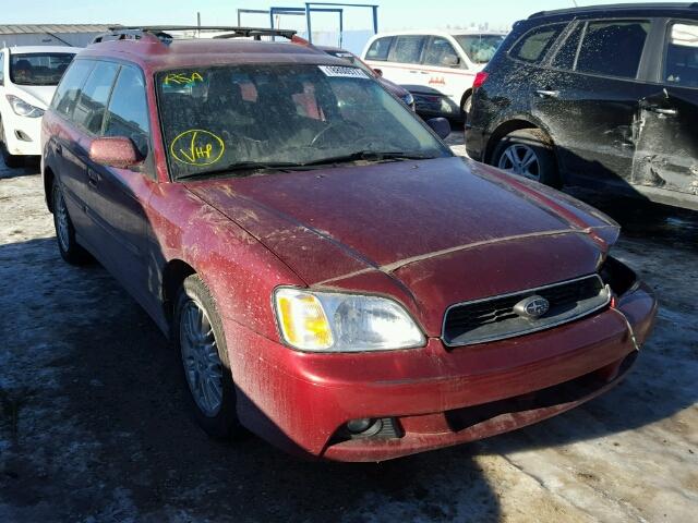 4S3BH635736304987 - 2003 SUBARU LEGACY L BURGUNDY photo 1