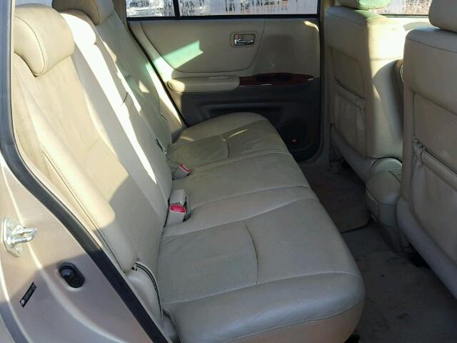 JTEDP21A360123408 - 2006 TOYOTA HIGHLANDER TAN photo 6