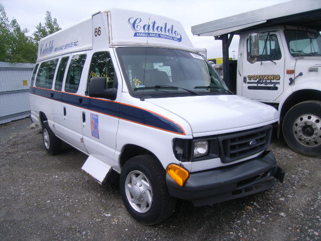 1FTNS24W27DB24753 - 2007 FORD ECONOLINE TWO TONE photo 1