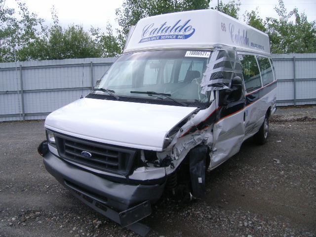 1FTNS24W27DB24753 - 2007 FORD ECONOLINE TWO TONE photo 2