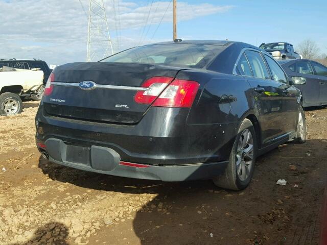 1FAHP2EW9CG115639 - 2012 FORD TAURUS SEL BLACK photo 4