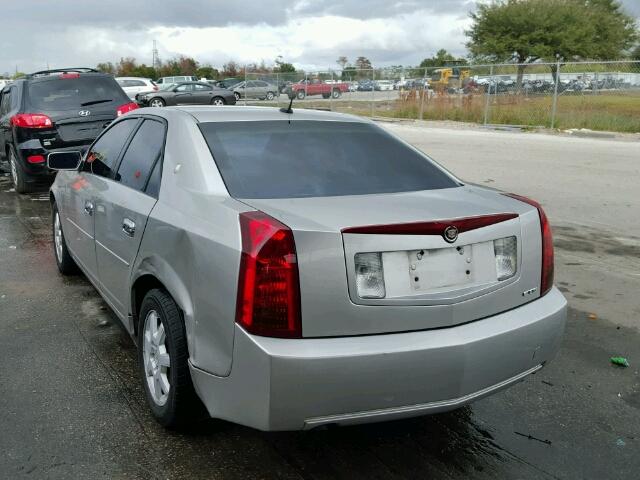 1G6DP577870138167 - 2007 CADILLAC CTS HI FEA SILVER photo 3