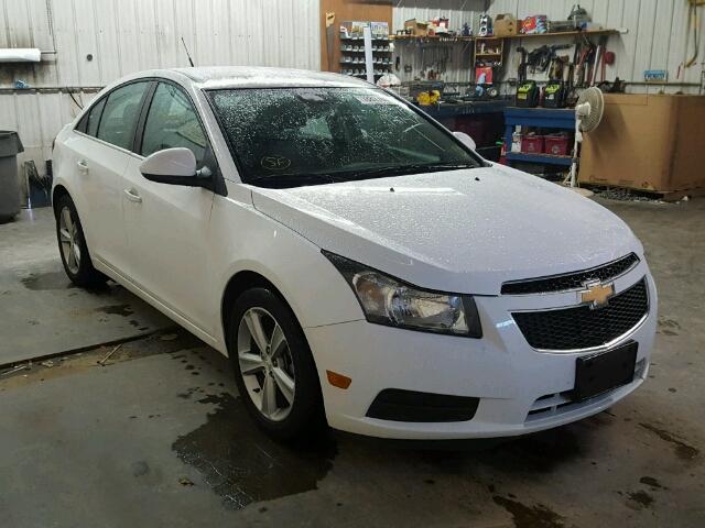 1G1PE5SB4E7339220 - 2014 CHEVROLET CRUZE LT WHITE photo 1