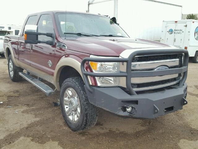 1FT7W2BT1CEC18276 - 2012 FORD F250 SUPER MAROON photo 1