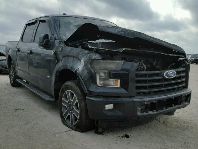 1FTEW1CP2GKF03983 - 2016 FORD F150 BLACK photo 1