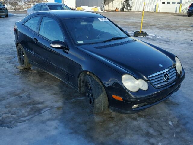 WDBRN40J13A541029 - 2003 MERCEDES-BENZ C 230K SPO BLACK photo 1