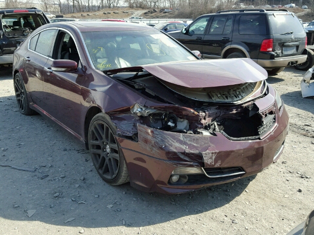 19UUA9F58AA008107 - 2010 ACURA TL RED photo 1