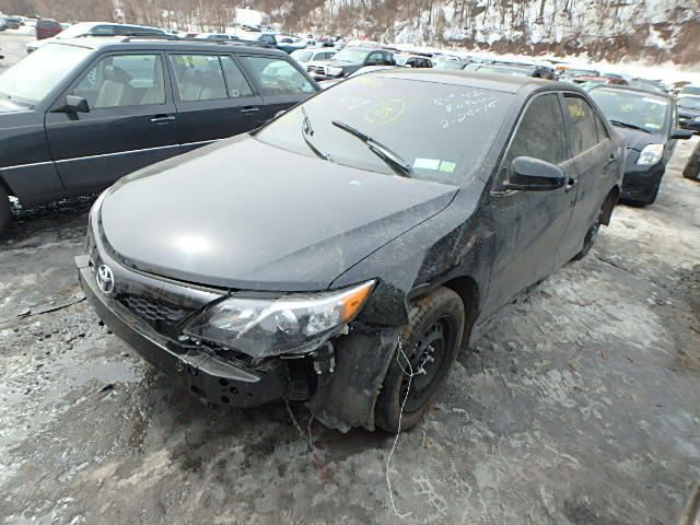 4T1BF1FK1EU804552 - 2014 TOYOTA CAMRY L BLACK photo 2