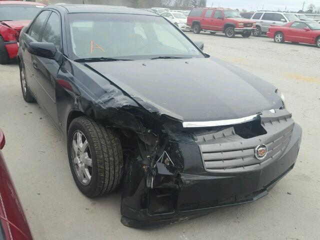 1G6DM57T360103296 - 2006 CADILLAC CTS BLACK photo 1