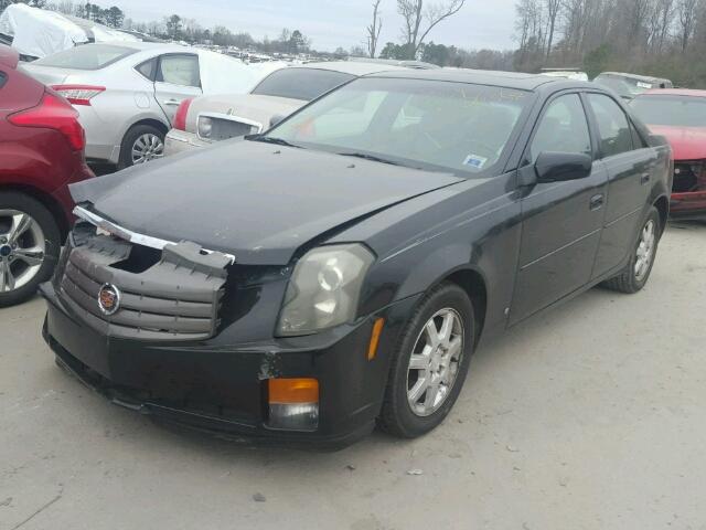 1G6DM57T360103296 - 2006 CADILLAC CTS BLACK photo 2