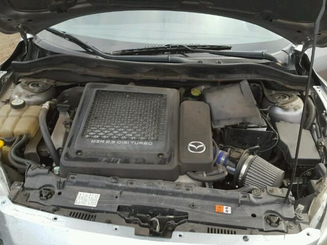 JM1BL1H35A1204776 - 2010 MAZDA SPEED 3 GRAY photo 7