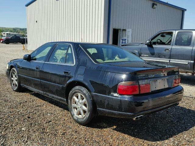 1G6KY5494YU202273 - 2000 CADILLAC SEVILLE ST BLACK photo 3