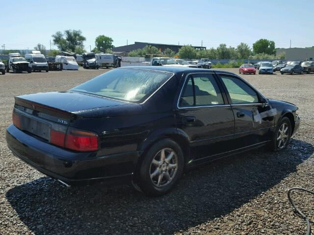 1G6KY5494YU202273 - 2000 CADILLAC SEVILLE ST BLACK photo 4