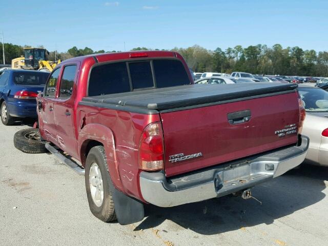 3TMJU62N78M064470 - 2008 TOYOTA TACOMA RED photo 3