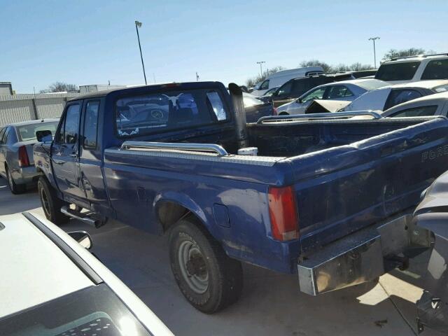 1FTHX25F4VEC10974 - 1997 FORD F250 BLUE photo 3