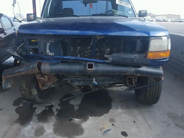 1FTHX25F4VEC10974 - 1997 FORD F250 BLUE photo 9