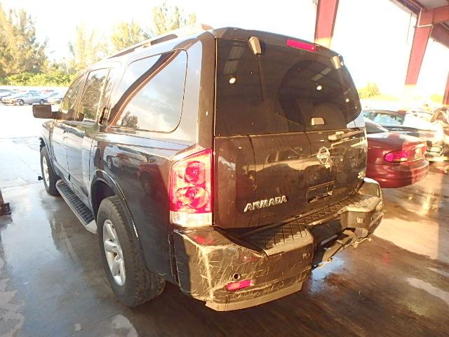 5N1AA0ND3AN611136 - 2010 NISSAN ARMADA SE BLACK photo 3