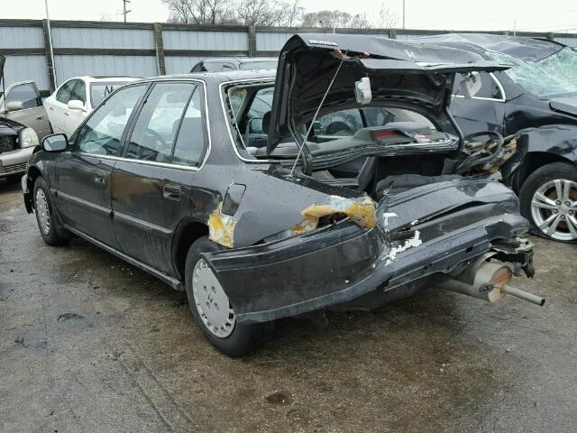 1HGCB7652LA075690 - 1990 HONDA ACCORD LX BLACK photo 3