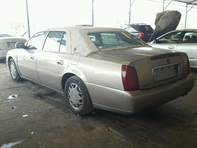 1G6KD54Y31U237296 - 2001 CADILLAC DEVILLE GRAY photo 3