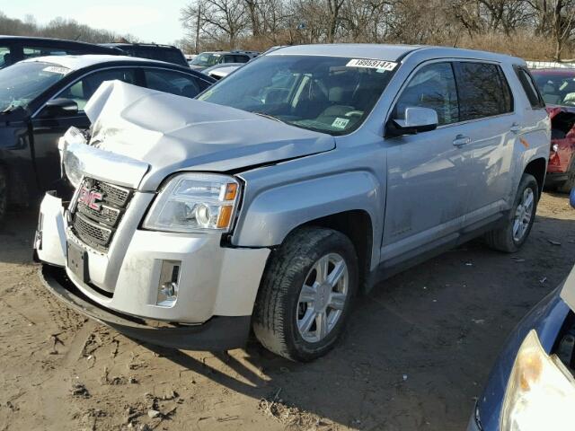 2GKALMEK6E6211204 - 2014 GMC TERRAIN SILVER photo 2