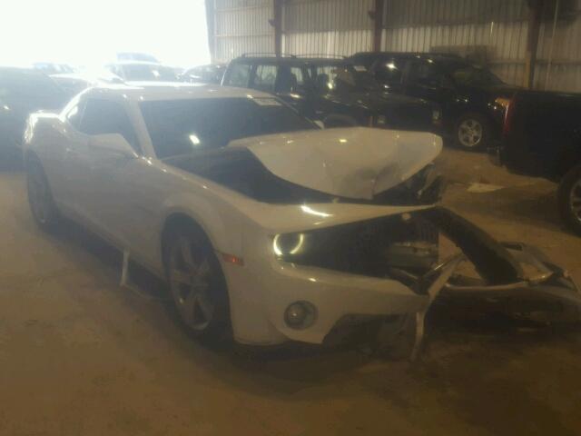 2G1FB1E34C9107553 - 2012 CHEVROLET CAMARO LT WHITE photo 1